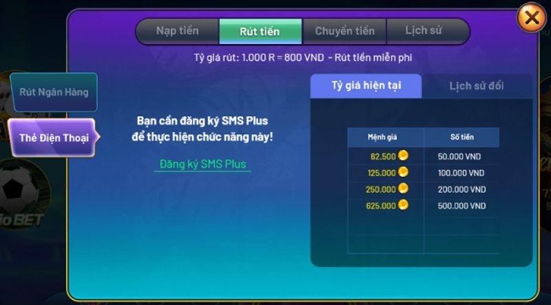 Chọn phương thức rút tiền rio66 phụ thuộc nhu cầu bạn muốn